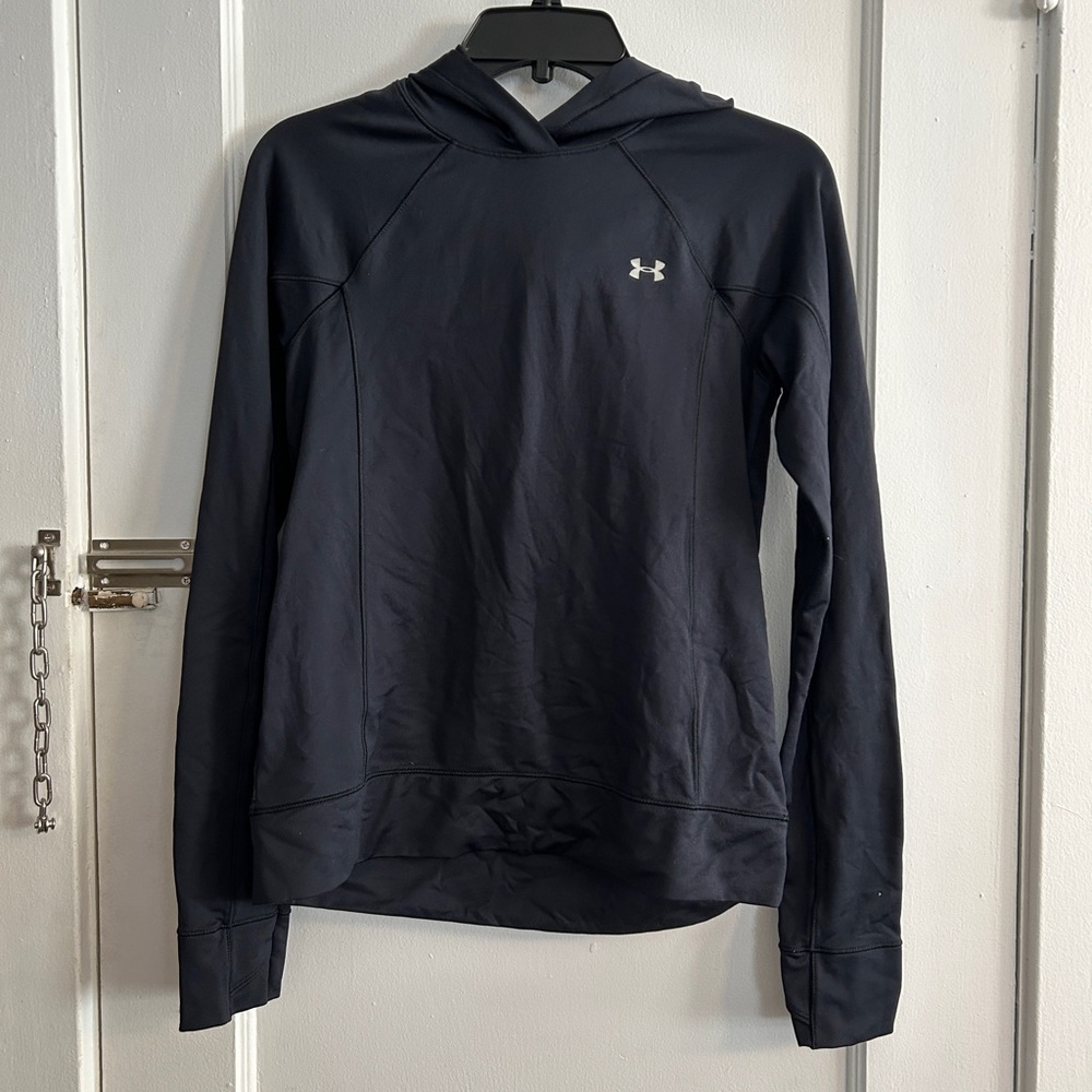 Under Armour COLD GEAR Women’s S Hoodie Thumb Holes running jogging winter